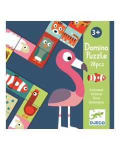 Djeco Domino Animo-puzzle - Kétfeles dominó