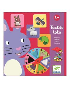 Djeco Tactilo Lotto Animals - Tapintható állatok