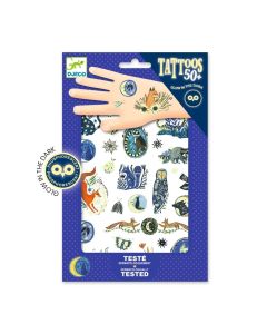 Djeco Tattoos, Nighttime Reflections - Tetováló matricák, Éjszaka tükröződései
