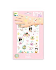 Djeco Tattoos, Sakura - Tetováló matricák, Cseresznyevirágzás