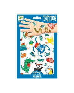 Djeco Tattoos, Snouts - Tetováló matricák, Jópofák