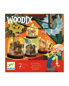 Djeco Woodix - Fa ördöglakatok logikai játék