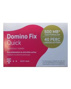 Domino Telekom SIM kártya 500MB 40 Perc