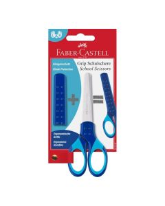 Faber-Castell Grip iskolai olló, kék
