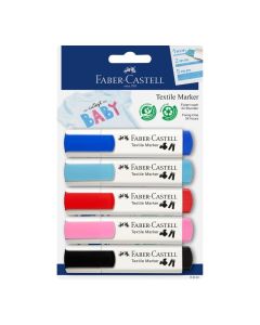 Faber-Castell Pasztell színű textilfilc szett, 5 db-os