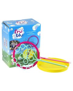 Fru Blu Eco buborékfújó szett tállal, 3 l folyadékkal