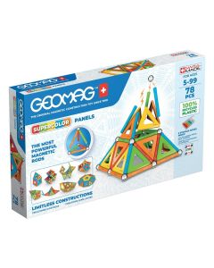 Geomag Supercolor Panels Recycled 78 db-os mágneses építőjáték