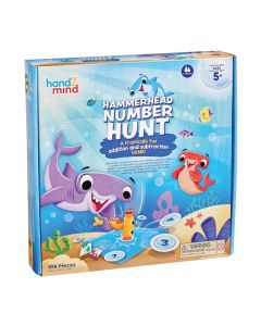 Hand2Mind Pörölycápás számvadászat társasjáték - Hammerhand Number Hunt
