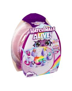 Hatchimals Alive! Szivárvány szett 6 kikelő tojással, meglepetésekkel