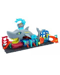 Hot Wheels City Color Reveal Cápás autómosó