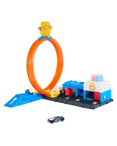 Hot Wheels City rendőrállomás játékszett