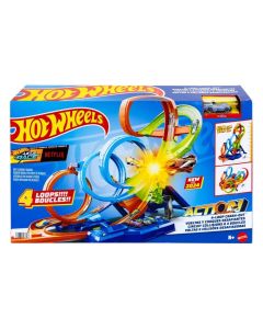 Hot Wheels Dupla-dupla hurok pálya szett