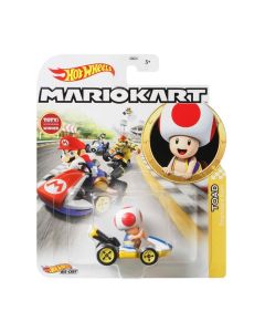 Hot Wheels Mario Kart kisautó - Toad (GBG25/GJH63)