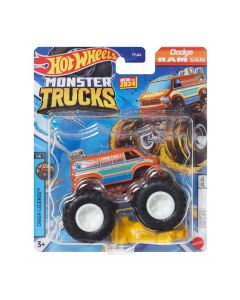 Hot Wheels Monster Trucks kisautó 1:64 - Dodge Ram Van