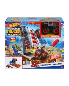 Hot Wheels Monster Trucks Live aréna, Elődöntő - Tire Press Challenge (HNB88)