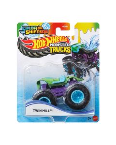 Hot Wheels Monster Trucks színváltós kisautó 1:64 - Twin Mill