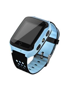 KidSafe Junior kék gyerek okosóra, GPS, kamera, LED lámpa
