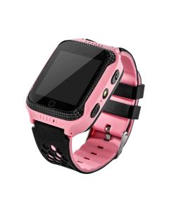 KidSafe Junior pink gyerek okosóra, GPS, kamera, LED lámpa