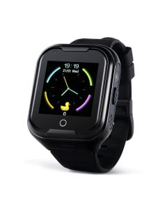 KidSafe Ultra 4G fekete gyerek okosóra, 4G videóhívás, IP67 vízálló, GPS
