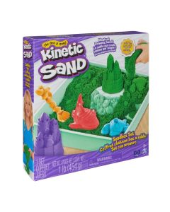 Kinetic Sand Homokozó készlet - zöld