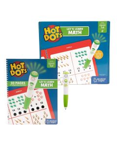 Learning Resources Hot Dots Első osztályos matematika - feladatfüzet interaktív tollal