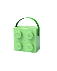 LEGO kocka uzsonnás doboz, táska - zöld
