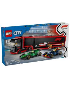 LEGO® City 60445 F1-es kamion, RB20 és AMR24 F1-es autókkal