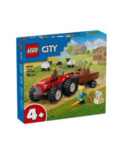 LEGO® City 60461 Piros traktor, utánfutó és juhok