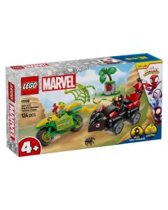 LEGO® Marvel 11198 Spin és Electro: Üldözés a dinójárművel