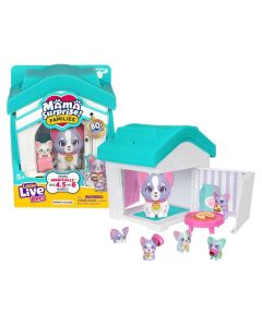 Little Live Pets Mama Surprise - Mama háza, Francia bulldog család