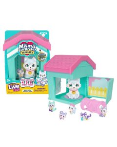 Little Live Pets Mama Surprise - Mama háza, Husky család
