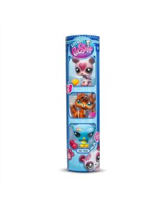 Littlest Pet Shop S3 3 db-os figura henger csomag - Forest Pets