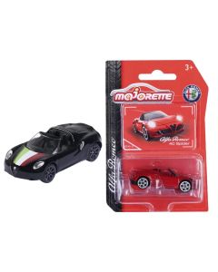 Majorette Alfa Romeo Premium kisautó, Alfa Romeo 4C Spider, fekete