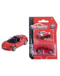 Majorette Alfa Romeo Premium kisautó, Alfa Romeo 4C Spider, piros