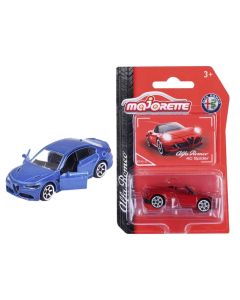 Majorette Alfa Romeo Premium kisautó, Alfa Romeo Giulia Quadrifoglio, kék