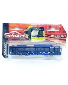 Majorette MAN Lion's City C busz, Intercity Express kék