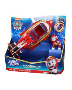 Mancs őrjárat Aqua Pups figura járművel - Marshall