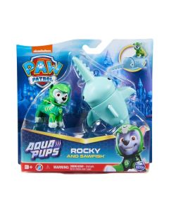 Mancs őrjárat Aqua Pups hősök - Rocky és fűrészhal