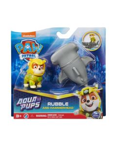 Mancs őrjárat Aqua Pups hősök - Rubble és pörölycápa