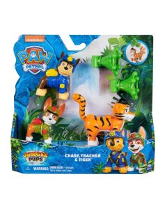 Mancs őrjárat Jungle Pups figurák - Chase, Tracker &Tiger