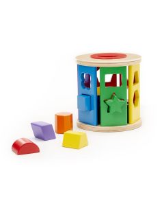 Melissa & Doug Fa készségfejlesztő játék, Gurulós formarendező