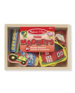 Melissa & Doug Fa készségfejlesztő játék, Mágneses farm készlet