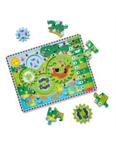 Melissa & Doug fajáték, állatos kirakó