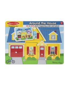 Melissa & Doug Hangos puzzle, A ház körül