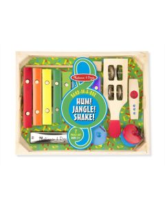 Melissa & Doug Hangszerek, Zenekar a dobozban, rázd-fújd-koppintsd