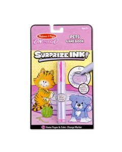 Melissa & Doug Kreatív játék, Varázstoll színező, kiskedvencek