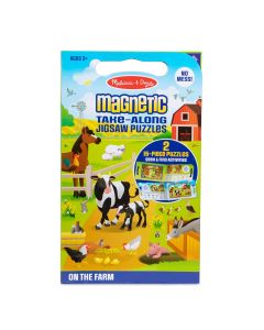 Melissa & Doug, mágneses puzzle, farm