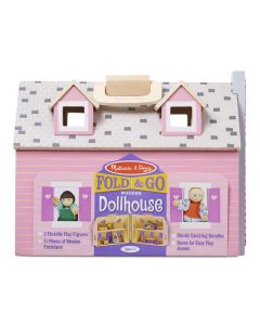 Melissa & Doug Szétnyitható fa babaház