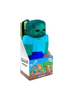 Minecraft plüss hátizsák, 30 cm - Zombie