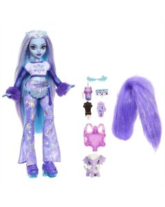 Monster High Szörnyen Jóbarátok Titkai, Rémbuli baba - Abby (HNF64)